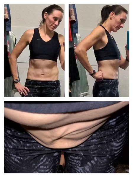 Look at that loose skin when I lean over... I hate it, but I can live with it!